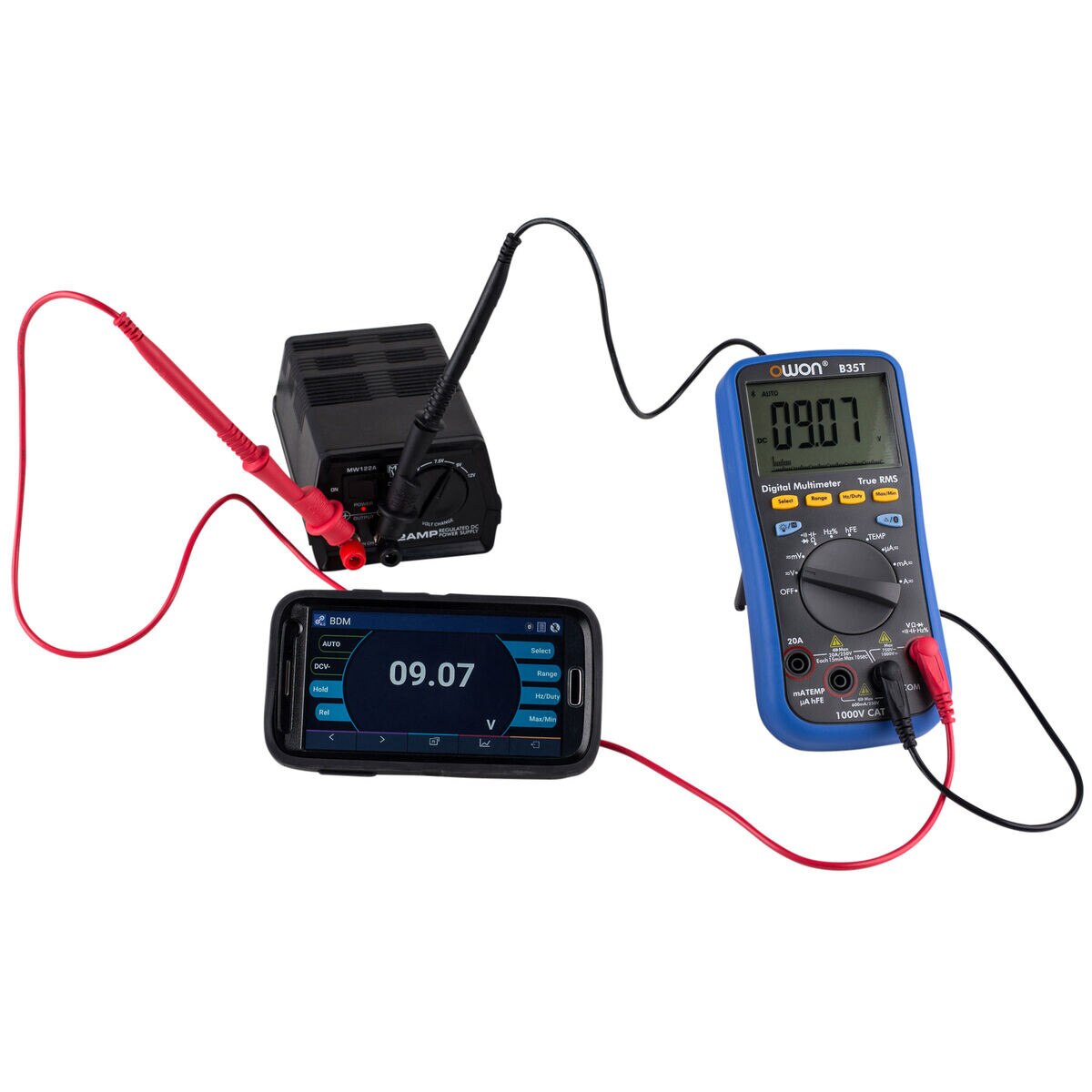 True RMS Digital Multimeter with Bluetooth 4.0 Android and iOS Compatible